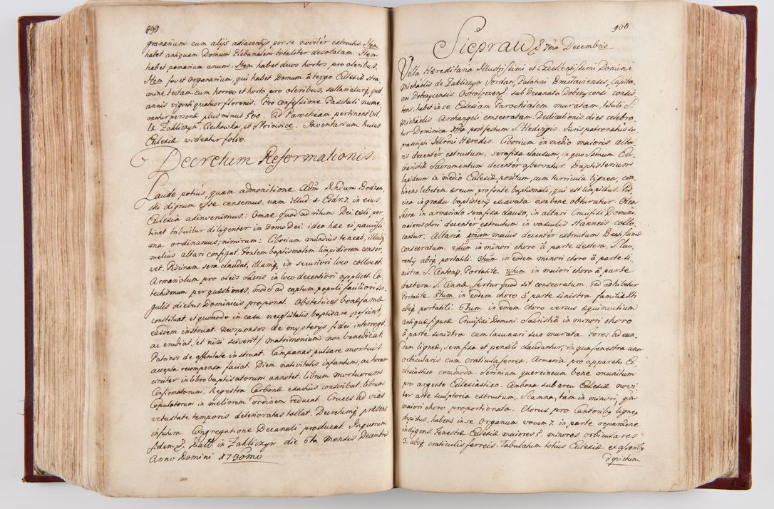Zdjęcie nr 473 dla obiektu archiwalnego: Visitatio archidiaconatus Cracoviensis (Decanatus: Skalensis - 1727; Vitoviensis - 1727; Prossoviensis - 1728; Novi Montis - 1728; Scawinensis - 1729; Xsiążnensis - 1731; Woynicensis - 1731; Zatoriensis - 1729; Lipnicensis - 1730; Dobczycensis - 1730; Andreoviensis - 1731; Żyvecensis - 1732; Oswiemensis - 1732; Wielicensis - 1741; postea sequntur inventaria ecclesiarum decanatus Dobczycensis, Woynicensis, Andreoviensis) per R.D. Michaelem de Magna Kunice Kunicki, episcopum Arsiacensem, suffraganeum et archidiaconum Cracoviensem annis 1727 - 1741 peracta