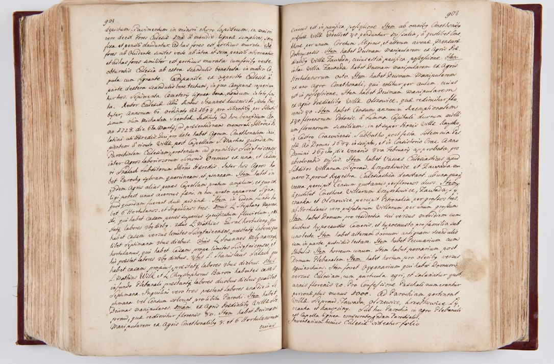 Zdjęcie nr 474 dla obiektu archiwalnego: Visitatio archidiaconatus Cracoviensis (Decanatus: Skalensis - 1727; Vitoviensis - 1727; Prossoviensis - 1728; Novi Montis - 1728; Scawinensis - 1729; Xsiążnensis - 1731; Woynicensis - 1731; Zatoriensis - 1729; Lipnicensis - 1730; Dobczycensis - 1730; Andreoviensis - 1731; Żyvecensis - 1732; Oswiemensis - 1732; Wielicensis - 1741; postea sequntur inventaria ecclesiarum decanatus Dobczycensis, Woynicensis, Andreoviensis) per R.D. Michaelem de Magna Kunice Kunicki, episcopum Arsiacensem, suffraganeum et archidiaconum Cracoviensem annis 1727 - 1741 peracta