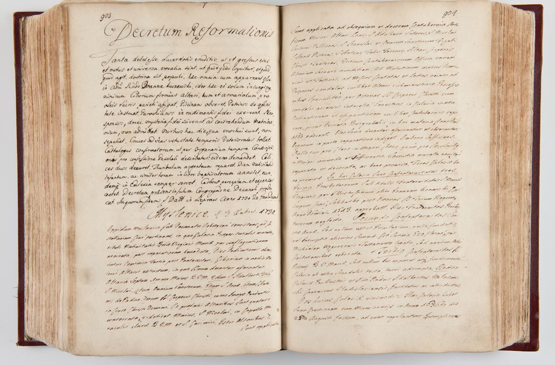 Zdjęcie nr 475 dla obiektu archiwalnego: Visitatio archidiaconatus Cracoviensis (Decanatus: Skalensis - 1727; Vitoviensis - 1727; Prossoviensis - 1728; Novi Montis - 1728; Scawinensis - 1729; Xsiążnensis - 1731; Woynicensis - 1731; Zatoriensis - 1729; Lipnicensis - 1730; Dobczycensis - 1730; Andreoviensis - 1731; Żyvecensis - 1732; Oswiemensis - 1732; Wielicensis - 1741; postea sequntur inventaria ecclesiarum decanatus Dobczycensis, Woynicensis, Andreoviensis) per R.D. Michaelem de Magna Kunice Kunicki, episcopum Arsiacensem, suffraganeum et archidiaconum Cracoviensem annis 1727 - 1741 peracta