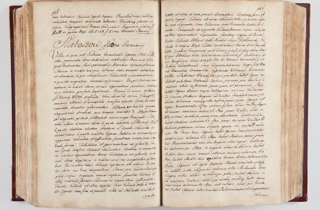 Zdjęcie nr 486 dla obiektu archiwalnego: Visitatio archidiaconatus Cracoviensis (Decanatus: Skalensis - 1727; Vitoviensis - 1727; Prossoviensis - 1728; Novi Montis - 1728; Scawinensis - 1729; Xsiążnensis - 1731; Woynicensis - 1731; Zatoriensis - 1729; Lipnicensis - 1730; Dobczycensis - 1730; Andreoviensis - 1731; Żyvecensis - 1732; Oswiemensis - 1732; Wielicensis - 1741; postea sequntur inventaria ecclesiarum decanatus Dobczycensis, Woynicensis, Andreoviensis) per R.D. Michaelem de Magna Kunice Kunicki, episcopum Arsiacensem, suffraganeum et archidiaconum Cracoviensem annis 1727 - 1741 peracta