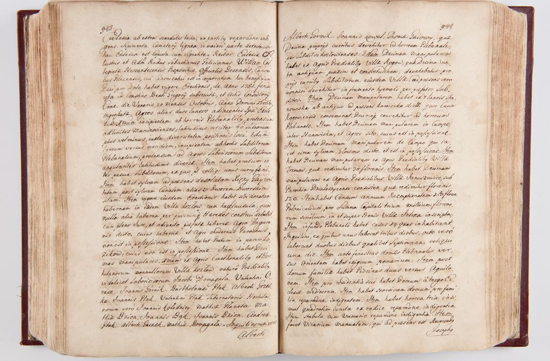 Zdjęcie nr 495 dla obiektu archiwalnego: Visitatio archidiaconatus Cracoviensis (Decanatus: Skalensis - 1727; Vitoviensis - 1727; Prossoviensis - 1728; Novi Montis - 1728; Scawinensis - 1729; Xsiążnensis - 1731; Woynicensis - 1731; Zatoriensis - 1729; Lipnicensis - 1730; Dobczycensis - 1730; Andreoviensis - 1731; Żyvecensis - 1732; Oswiemensis - 1732; Wielicensis - 1741; postea sequntur inventaria ecclesiarum decanatus Dobczycensis, Woynicensis, Andreoviensis) per R.D. Michaelem de Magna Kunice Kunicki, episcopum Arsiacensem, suffraganeum et archidiaconum Cracoviensem annis 1727 - 1741 peracta