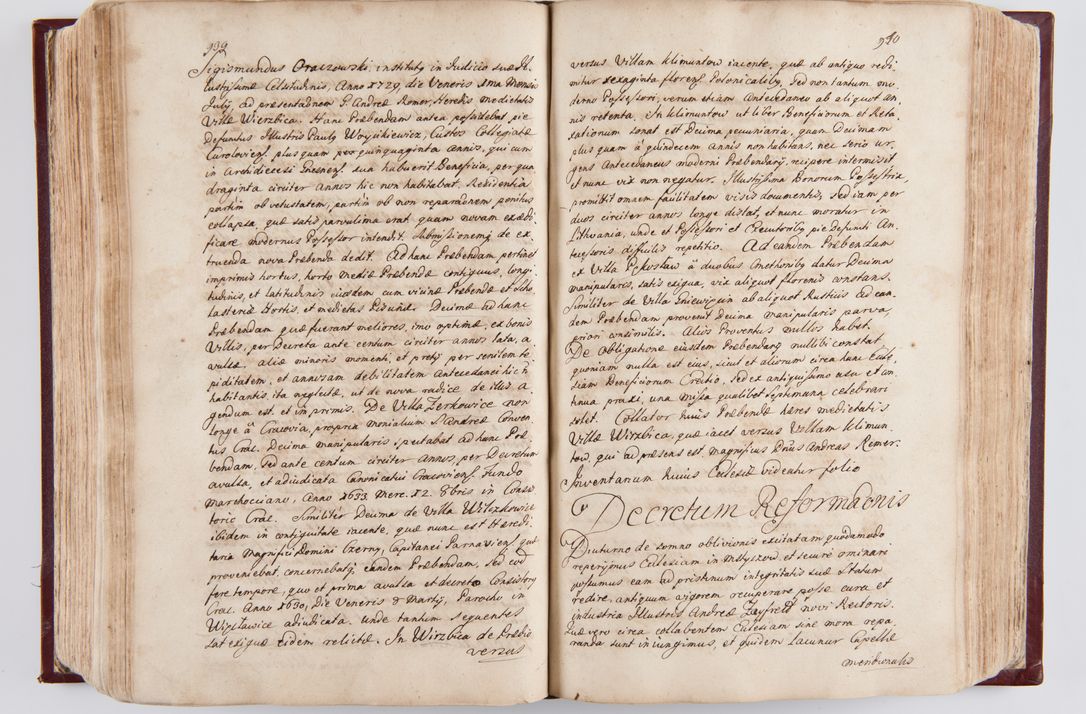 Zdjęcie nr 493 dla obiektu archiwalnego: Visitatio archidiaconatus Cracoviensis (Decanatus: Skalensis - 1727; Vitoviensis - 1727; Prossoviensis - 1728; Novi Montis - 1728; Scawinensis - 1729; Xsiążnensis - 1731; Woynicensis - 1731; Zatoriensis - 1729; Lipnicensis - 1730; Dobczycensis - 1730; Andreoviensis - 1731; Żyvecensis - 1732; Oswiemensis - 1732; Wielicensis - 1741; postea sequntur inventaria ecclesiarum decanatus Dobczycensis, Woynicensis, Andreoviensis) per R.D. Michaelem de Magna Kunice Kunicki, episcopum Arsiacensem, suffraganeum et archidiaconum Cracoviensem annis 1727 - 1741 peracta