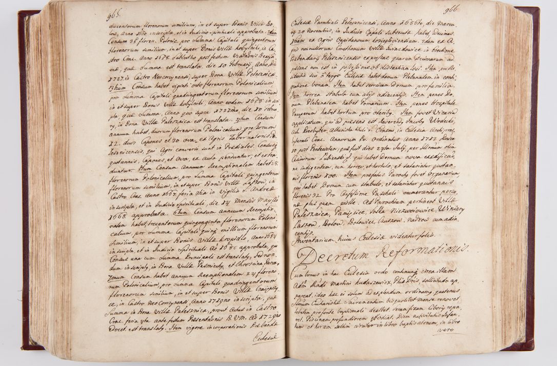 Zdjęcie nr 507 dla obiektu archiwalnego: Visitatio archidiaconatus Cracoviensis (Decanatus: Skalensis - 1727; Vitoviensis - 1727; Prossoviensis - 1728; Novi Montis - 1728; Scawinensis - 1729; Xsiążnensis - 1731; Woynicensis - 1731; Zatoriensis - 1729; Lipnicensis - 1730; Dobczycensis - 1730; Andreoviensis - 1731; Żyvecensis - 1732; Oswiemensis - 1732; Wielicensis - 1741; postea sequntur inventaria ecclesiarum decanatus Dobczycensis, Woynicensis, Andreoviensis) per R.D. Michaelem de Magna Kunice Kunicki, episcopum Arsiacensem, suffraganeum et archidiaconum Cracoviensem annis 1727 - 1741 peracta