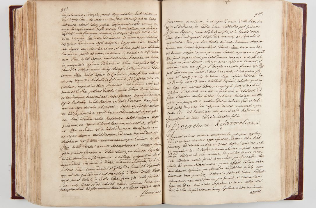 Zdjęcie nr 511 dla obiektu archiwalnego: Visitatio archidiaconatus Cracoviensis (Decanatus: Skalensis - 1727; Vitoviensis - 1727; Prossoviensis - 1728; Novi Montis - 1728; Scawinensis - 1729; Xsiążnensis - 1731; Woynicensis - 1731; Zatoriensis - 1729; Lipnicensis - 1730; Dobczycensis - 1730; Andreoviensis - 1731; Żyvecensis - 1732; Oswiemensis - 1732; Wielicensis - 1741; postea sequntur inventaria ecclesiarum decanatus Dobczycensis, Woynicensis, Andreoviensis) per R.D. Michaelem de Magna Kunice Kunicki, episcopum Arsiacensem, suffraganeum et archidiaconum Cracoviensem annis 1727 - 1741 peracta
