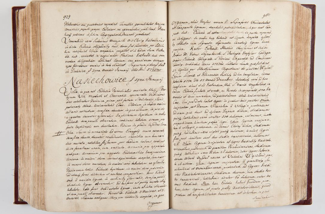 Zdjęcie nr 515 dla obiektu archiwalnego: Visitatio archidiaconatus Cracoviensis (Decanatus: Skalensis - 1727; Vitoviensis - 1727; Prossoviensis - 1728; Novi Montis - 1728; Scawinensis - 1729; Xsiążnensis - 1731; Woynicensis - 1731; Zatoriensis - 1729; Lipnicensis - 1730; Dobczycensis - 1730; Andreoviensis - 1731; Żyvecensis - 1732; Oswiemensis - 1732; Wielicensis - 1741; postea sequntur inventaria ecclesiarum decanatus Dobczycensis, Woynicensis, Andreoviensis) per R.D. Michaelem de Magna Kunice Kunicki, episcopum Arsiacensem, suffraganeum et archidiaconum Cracoviensem annis 1727 - 1741 peracta