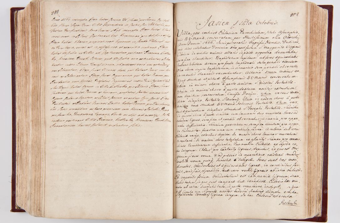 Zdjęcie nr 523 dla obiektu archiwalnego: Visitatio archidiaconatus Cracoviensis (Decanatus: Skalensis - 1727; Vitoviensis - 1727; Prossoviensis - 1728; Novi Montis - 1728; Scawinensis - 1729; Xsiążnensis - 1731; Woynicensis - 1731; Zatoriensis - 1729; Lipnicensis - 1730; Dobczycensis - 1730; Andreoviensis - 1731; Żyvecensis - 1732; Oswiemensis - 1732; Wielicensis - 1741; postea sequntur inventaria ecclesiarum decanatus Dobczycensis, Woynicensis, Andreoviensis) per R.D. Michaelem de Magna Kunice Kunicki, episcopum Arsiacensem, suffraganeum et archidiaconum Cracoviensem annis 1727 - 1741 peracta