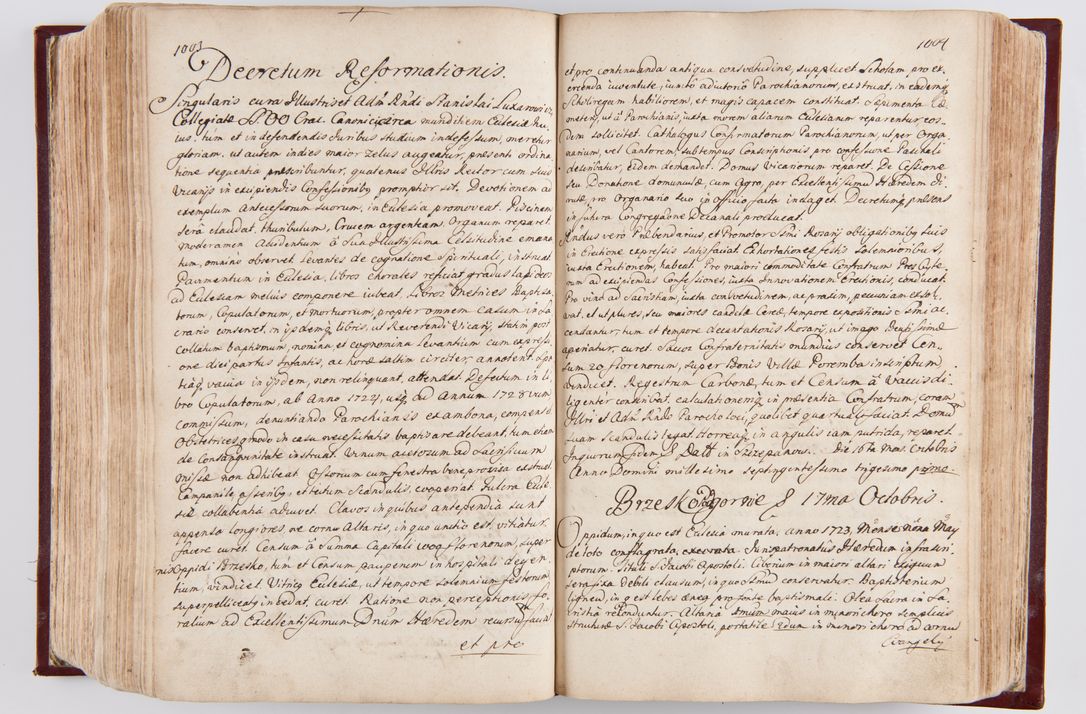 Zdjęcie nr 528 dla obiektu archiwalnego: Visitatio archidiaconatus Cracoviensis (Decanatus: Skalensis - 1727; Vitoviensis - 1727; Prossoviensis - 1728; Novi Montis - 1728; Scawinensis - 1729; Xsiążnensis - 1731; Woynicensis - 1731; Zatoriensis - 1729; Lipnicensis - 1730; Dobczycensis - 1730; Andreoviensis - 1731; Żyvecensis - 1732; Oswiemensis - 1732; Wielicensis - 1741; postea sequntur inventaria ecclesiarum decanatus Dobczycensis, Woynicensis, Andreoviensis) per R.D. Michaelem de Magna Kunice Kunicki, episcopum Arsiacensem, suffraganeum et archidiaconum Cracoviensem annis 1727 - 1741 peracta