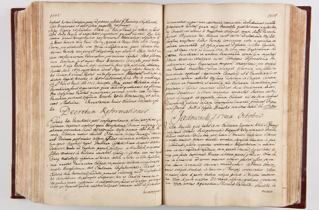 Zdjęcie nr 530 dla obiektu archiwalnego: Visitatio archidiaconatus Cracoviensis (Decanatus: Skalensis - 1727; Vitoviensis - 1727; Prossoviensis - 1728; Novi Montis - 1728; Scawinensis - 1729; Xsiążnensis - 1731; Woynicensis - 1731; Zatoriensis - 1729; Lipnicensis - 1730; Dobczycensis - 1730; Andreoviensis - 1731; Żyvecensis - 1732; Oswiemensis - 1732; Wielicensis - 1741; postea sequntur inventaria ecclesiarum decanatus Dobczycensis, Woynicensis, Andreoviensis) per R.D. Michaelem de Magna Kunice Kunicki, episcopum Arsiacensem, suffraganeum et archidiaconum Cracoviensem annis 1727 - 1741 peracta