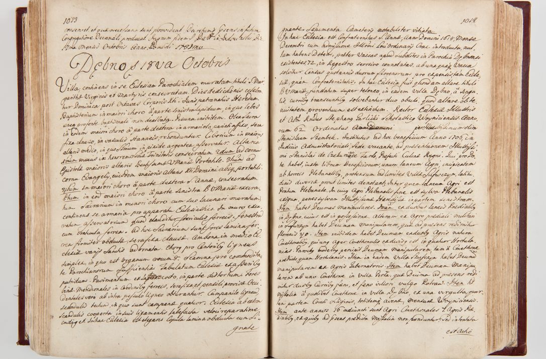 Zdjęcie nr 534 dla obiektu archiwalnego: Visitatio archidiaconatus Cracoviensis (Decanatus: Skalensis - 1727; Vitoviensis - 1727; Prossoviensis - 1728; Novi Montis - 1728; Scawinensis - 1729; Xsiążnensis - 1731; Woynicensis - 1731; Zatoriensis - 1729; Lipnicensis - 1730; Dobczycensis - 1730; Andreoviensis - 1731; Żyvecensis - 1732; Oswiemensis - 1732; Wielicensis - 1741; postea sequntur inventaria ecclesiarum decanatus Dobczycensis, Woynicensis, Andreoviensis) per R.D. Michaelem de Magna Kunice Kunicki, episcopum Arsiacensem, suffraganeum et archidiaconum Cracoviensem annis 1727 - 1741 peracta