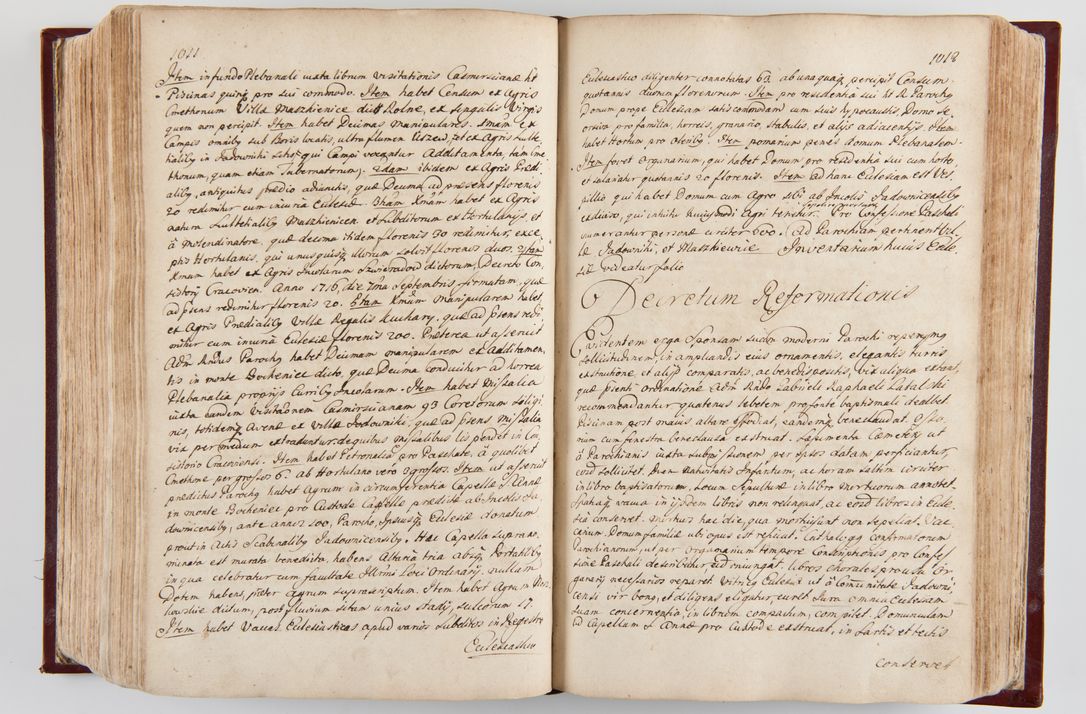 Zdjęcie nr 532 dla obiektu archiwalnego: Visitatio archidiaconatus Cracoviensis (Decanatus: Skalensis - 1727; Vitoviensis - 1727; Prossoviensis - 1728; Novi Montis - 1728; Scawinensis - 1729; Xsiążnensis - 1731; Woynicensis - 1731; Zatoriensis - 1729; Lipnicensis - 1730; Dobczycensis - 1730; Andreoviensis - 1731; Żyvecensis - 1732; Oswiemensis - 1732; Wielicensis - 1741; postea sequntur inventaria ecclesiarum decanatus Dobczycensis, Woynicensis, Andreoviensis) per R.D. Michaelem de Magna Kunice Kunicki, episcopum Arsiacensem, suffraganeum et archidiaconum Cracoviensem annis 1727 - 1741 peracta