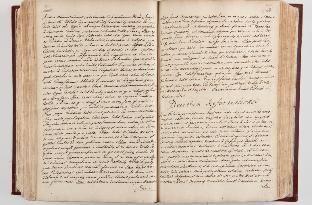 Zdjęcie nr 549 dla obiektu archiwalnego: Visitatio archidiaconatus Cracoviensis (Decanatus: Skalensis - 1727; Vitoviensis - 1727; Prossoviensis - 1728; Novi Montis - 1728; Scawinensis - 1729; Xsiążnensis - 1731; Woynicensis - 1731; Zatoriensis - 1729; Lipnicensis - 1730; Dobczycensis - 1730; Andreoviensis - 1731; Żyvecensis - 1732; Oswiemensis - 1732; Wielicensis - 1741; postea sequntur inventaria ecclesiarum decanatus Dobczycensis, Woynicensis, Andreoviensis) per R.D. Michaelem de Magna Kunice Kunicki, episcopum Arsiacensem, suffraganeum et archidiaconum Cracoviensem annis 1727 - 1741 peracta