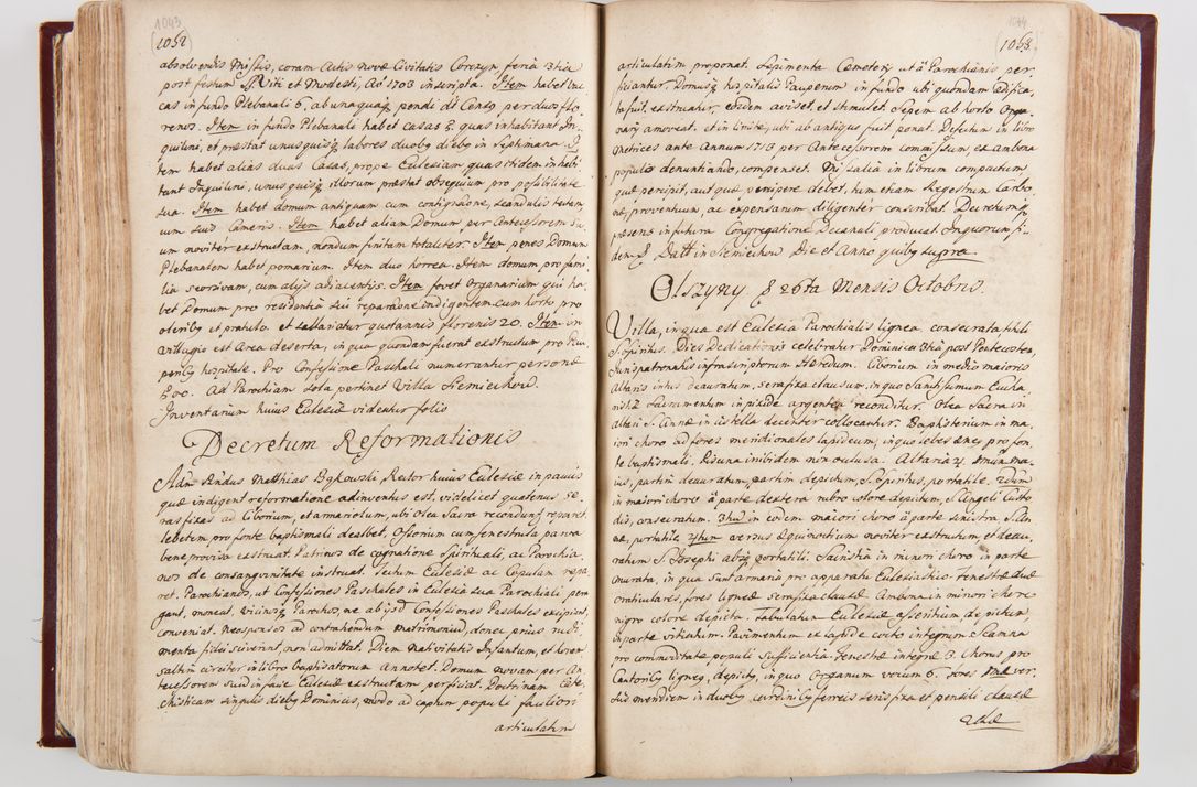 Zdjęcie nr 551 dla obiektu archiwalnego: Visitatio archidiaconatus Cracoviensis (Decanatus: Skalensis - 1727; Vitoviensis - 1727; Prossoviensis - 1728; Novi Montis - 1728; Scawinensis - 1729; Xsiążnensis - 1731; Woynicensis - 1731; Zatoriensis - 1729; Lipnicensis - 1730; Dobczycensis - 1730; Andreoviensis - 1731; Żyvecensis - 1732; Oswiemensis - 1732; Wielicensis - 1741; postea sequntur inventaria ecclesiarum decanatus Dobczycensis, Woynicensis, Andreoviensis) per R.D. Michaelem de Magna Kunice Kunicki, episcopum Arsiacensem, suffraganeum et archidiaconum Cracoviensem annis 1727 - 1741 peracta