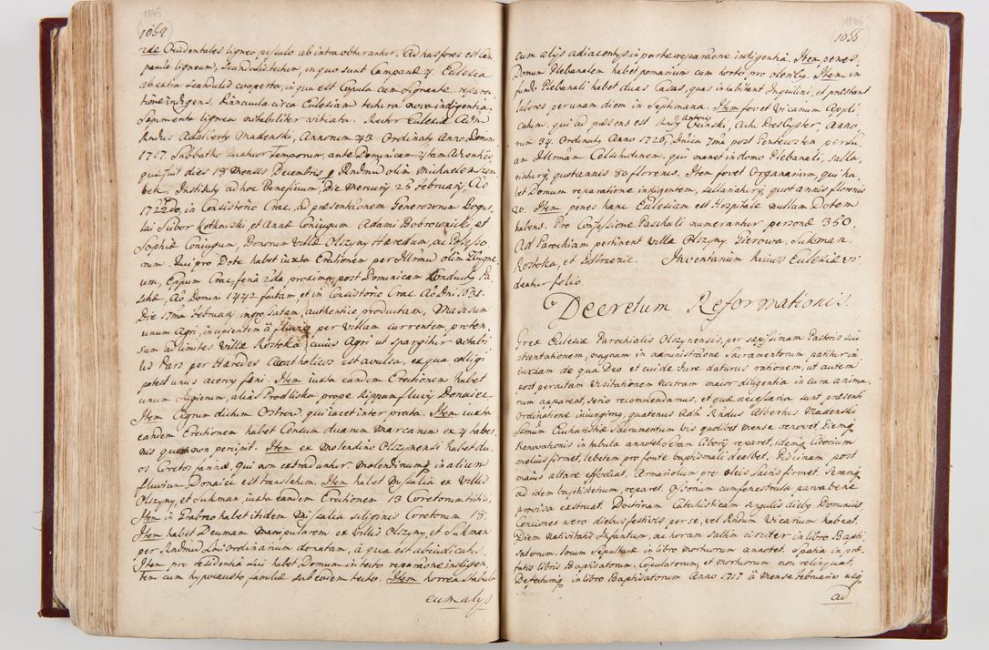 Zdjęcie nr 552 dla obiektu archiwalnego: Visitatio archidiaconatus Cracoviensis (Decanatus: Skalensis - 1727; Vitoviensis - 1727; Prossoviensis - 1728; Novi Montis - 1728; Scawinensis - 1729; Xsiążnensis - 1731; Woynicensis - 1731; Zatoriensis - 1729; Lipnicensis - 1730; Dobczycensis - 1730; Andreoviensis - 1731; Żyvecensis - 1732; Oswiemensis - 1732; Wielicensis - 1741; postea sequntur inventaria ecclesiarum decanatus Dobczycensis, Woynicensis, Andreoviensis) per R.D. Michaelem de Magna Kunice Kunicki, episcopum Arsiacensem, suffraganeum et archidiaconum Cracoviensem annis 1727 - 1741 peracta