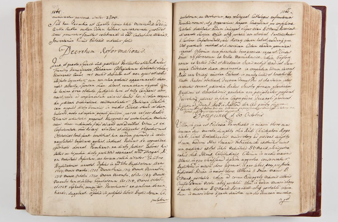 Zdjęcie nr 557 dla obiektu archiwalnego: Visitatio archidiaconatus Cracoviensis (Decanatus: Skalensis - 1727; Vitoviensis - 1727; Prossoviensis - 1728; Novi Montis - 1728; Scawinensis - 1729; Xsiążnensis - 1731; Woynicensis - 1731; Zatoriensis - 1729; Lipnicensis - 1730; Dobczycensis - 1730; Andreoviensis - 1731; Żyvecensis - 1732; Oswiemensis - 1732; Wielicensis - 1741; postea sequntur inventaria ecclesiarum decanatus Dobczycensis, Woynicensis, Andreoviensis) per R.D. Michaelem de Magna Kunice Kunicki, episcopum Arsiacensem, suffraganeum et archidiaconum Cracoviensem annis 1727 - 1741 peracta