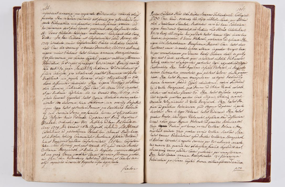 Zdjęcie nr 558 dla obiektu archiwalnego: Visitatio archidiaconatus Cracoviensis (Decanatus: Skalensis - 1727; Vitoviensis - 1727; Prossoviensis - 1728; Novi Montis - 1728; Scawinensis - 1729; Xsiążnensis - 1731; Woynicensis - 1731; Zatoriensis - 1729; Lipnicensis - 1730; Dobczycensis - 1730; Andreoviensis - 1731; Żyvecensis - 1732; Oswiemensis - 1732; Wielicensis - 1741; postea sequntur inventaria ecclesiarum decanatus Dobczycensis, Woynicensis, Andreoviensis) per R.D. Michaelem de Magna Kunice Kunicki, episcopum Arsiacensem, suffraganeum et archidiaconum Cracoviensem annis 1727 - 1741 peracta