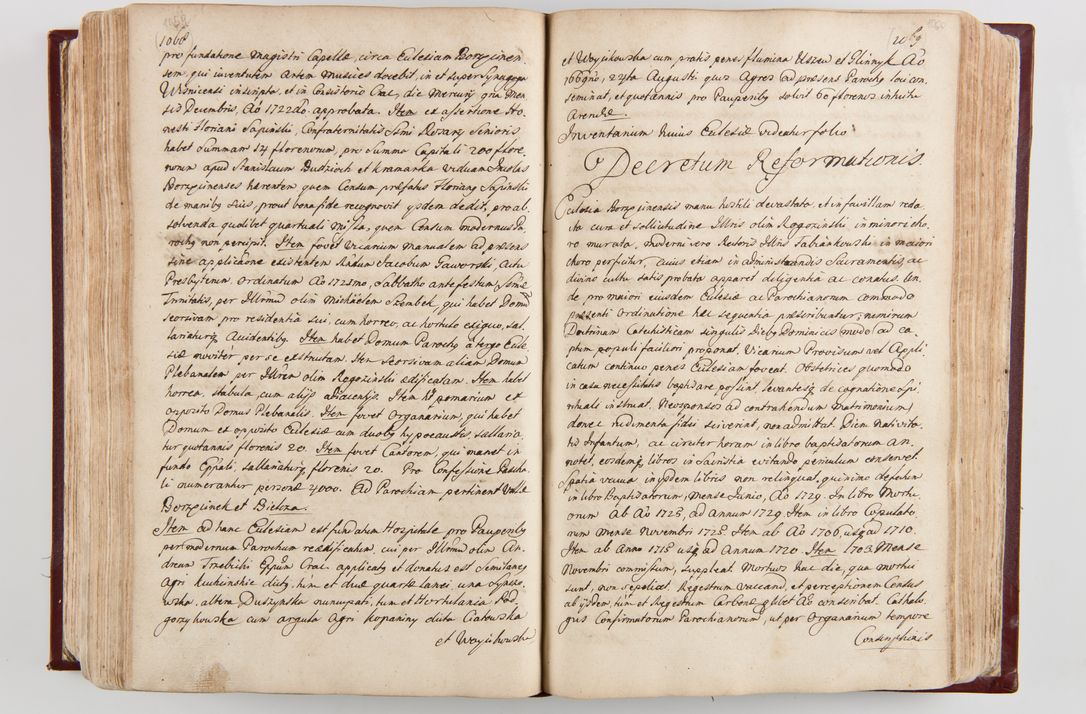 Zdjęcie nr 559 dla obiektu archiwalnego: Visitatio archidiaconatus Cracoviensis (Decanatus: Skalensis - 1727; Vitoviensis - 1727; Prossoviensis - 1728; Novi Montis - 1728; Scawinensis - 1729; Xsiążnensis - 1731; Woynicensis - 1731; Zatoriensis - 1729; Lipnicensis - 1730; Dobczycensis - 1730; Andreoviensis - 1731; Żyvecensis - 1732; Oswiemensis - 1732; Wielicensis - 1741; postea sequntur inventaria ecclesiarum decanatus Dobczycensis, Woynicensis, Andreoviensis) per R.D. Michaelem de Magna Kunice Kunicki, episcopum Arsiacensem, suffraganeum et archidiaconum Cracoviensem annis 1727 - 1741 peracta