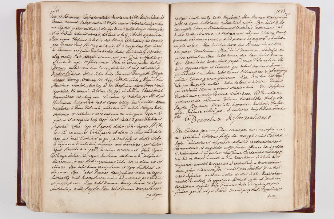 Zdjęcie nr 561 dla obiektu archiwalnego: Visitatio archidiaconatus Cracoviensis (Decanatus: Skalensis - 1727; Vitoviensis - 1727; Prossoviensis - 1728; Novi Montis - 1728; Scawinensis - 1729; Xsiążnensis - 1731; Woynicensis - 1731; Zatoriensis - 1729; Lipnicensis - 1730; Dobczycensis - 1730; Andreoviensis - 1731; Żyvecensis - 1732; Oswiemensis - 1732; Wielicensis - 1741; postea sequntur inventaria ecclesiarum decanatus Dobczycensis, Woynicensis, Andreoviensis) per R.D. Michaelem de Magna Kunice Kunicki, episcopum Arsiacensem, suffraganeum et archidiaconum Cracoviensem annis 1727 - 1741 peracta