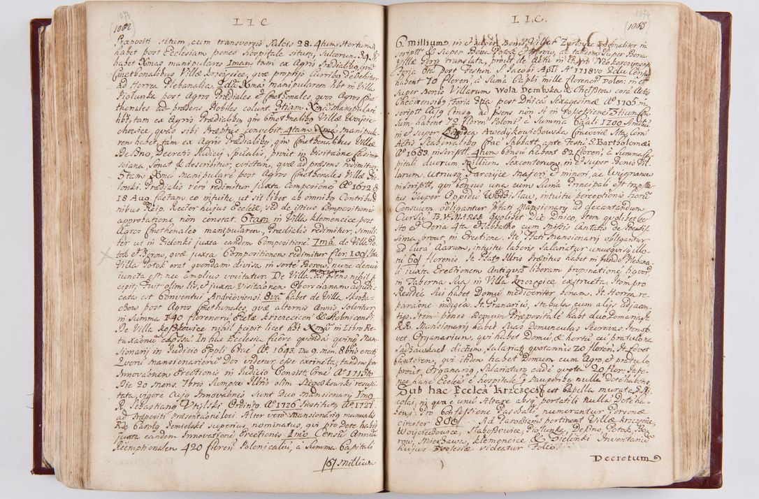 Zdjęcie nr 568 dla obiektu archiwalnego: Visitatio archidiaconatus Cracoviensis (Decanatus: Skalensis - 1727; Vitoviensis - 1727; Prossoviensis - 1728; Novi Montis - 1728; Scawinensis - 1729; Xsiążnensis - 1731; Woynicensis - 1731; Zatoriensis - 1729; Lipnicensis - 1730; Dobczycensis - 1730; Andreoviensis - 1731; Żyvecensis - 1732; Oswiemensis - 1732; Wielicensis - 1741; postea sequntur inventaria ecclesiarum decanatus Dobczycensis, Woynicensis, Andreoviensis) per R.D. Michaelem de Magna Kunice Kunicki, episcopum Arsiacensem, suffraganeum et archidiaconum Cracoviensem annis 1727 - 1741 peracta