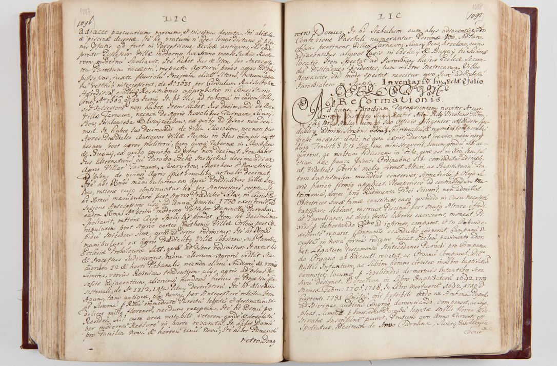 Zdjęcie nr 576 dla obiektu archiwalnego: Visitatio archidiaconatus Cracoviensis (Decanatus: Skalensis - 1727; Vitoviensis - 1727; Prossoviensis - 1728; Novi Montis - 1728; Scawinensis - 1729; Xsiążnensis - 1731; Woynicensis - 1731; Zatoriensis - 1729; Lipnicensis - 1730; Dobczycensis - 1730; Andreoviensis - 1731; Żyvecensis - 1732; Oswiemensis - 1732; Wielicensis - 1741; postea sequntur inventaria ecclesiarum decanatus Dobczycensis, Woynicensis, Andreoviensis) per R.D. Michaelem de Magna Kunice Kunicki, episcopum Arsiacensem, suffraganeum et archidiaconum Cracoviensem annis 1727 - 1741 peracta