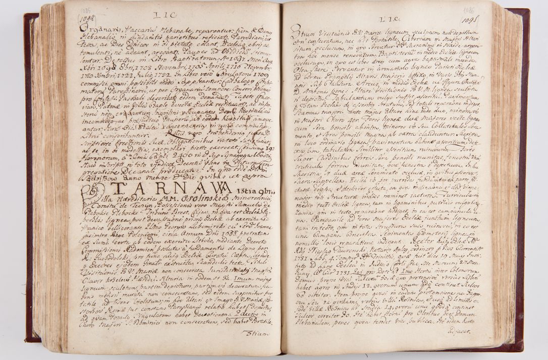 Zdjęcie nr 575 dla obiektu archiwalnego: Visitatio archidiaconatus Cracoviensis (Decanatus: Skalensis - 1727; Vitoviensis - 1727; Prossoviensis - 1728; Novi Montis - 1728; Scawinensis - 1729; Xsiążnensis - 1731; Woynicensis - 1731; Zatoriensis - 1729; Lipnicensis - 1730; Dobczycensis - 1730; Andreoviensis - 1731; Żyvecensis - 1732; Oswiemensis - 1732; Wielicensis - 1741; postea sequntur inventaria ecclesiarum decanatus Dobczycensis, Woynicensis, Andreoviensis) per R.D. Michaelem de Magna Kunice Kunicki, episcopum Arsiacensem, suffraganeum et archidiaconum Cracoviensem annis 1727 - 1741 peracta