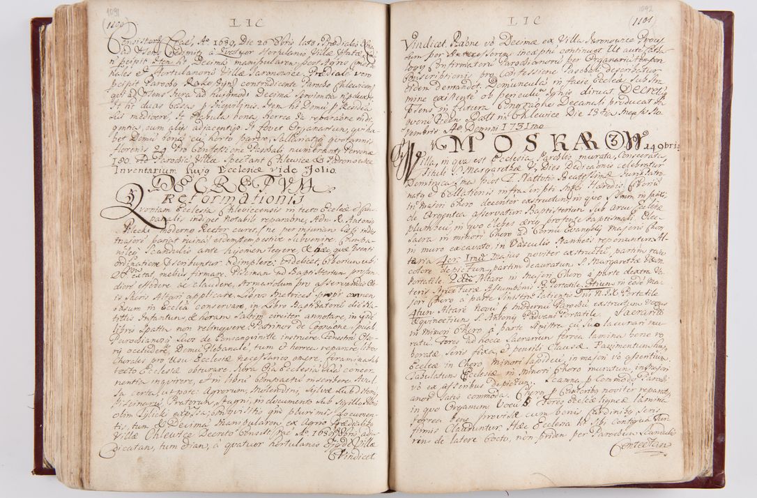 Zdjęcie nr 578 dla obiektu archiwalnego: Visitatio archidiaconatus Cracoviensis (Decanatus: Skalensis - 1727; Vitoviensis - 1727; Prossoviensis - 1728; Novi Montis - 1728; Scawinensis - 1729; Xsiążnensis - 1731; Woynicensis - 1731; Zatoriensis - 1729; Lipnicensis - 1730; Dobczycensis - 1730; Andreoviensis - 1731; Żyvecensis - 1732; Oswiemensis - 1732; Wielicensis - 1741; postea sequntur inventaria ecclesiarum decanatus Dobczycensis, Woynicensis, Andreoviensis) per R.D. Michaelem de Magna Kunice Kunicki, episcopum Arsiacensem, suffraganeum et archidiaconum Cracoviensem annis 1727 - 1741 peracta