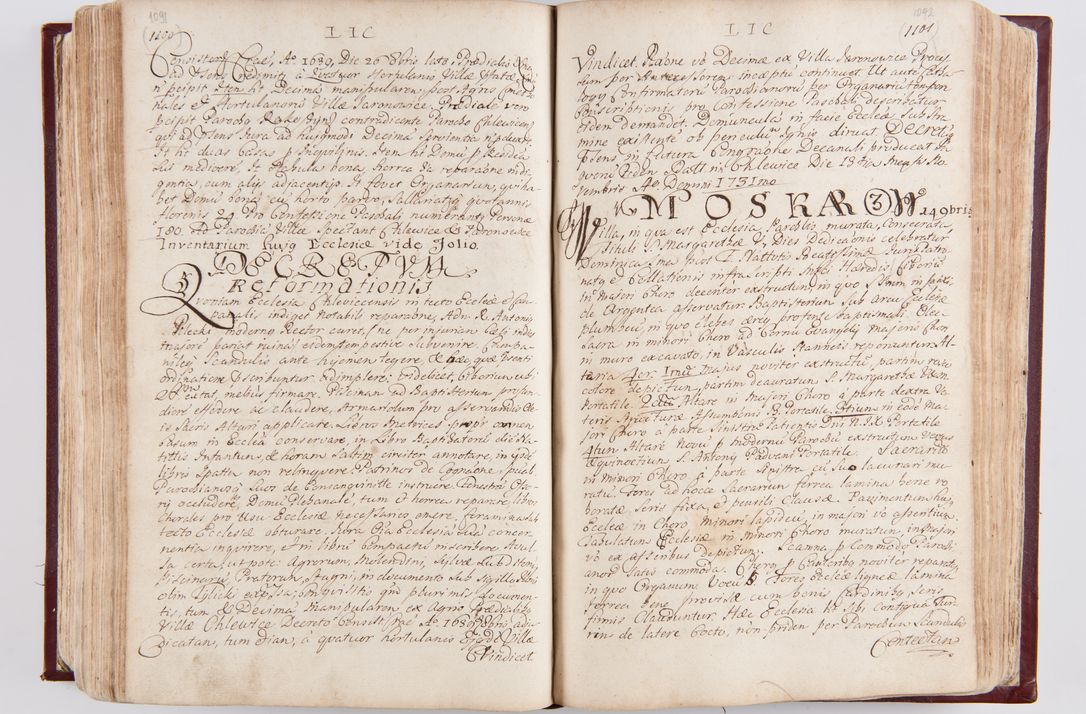 Zdjęcie nr 579 dla obiektu archiwalnego: Visitatio archidiaconatus Cracoviensis (Decanatus: Skalensis - 1727; Vitoviensis - 1727; Prossoviensis - 1728; Novi Montis - 1728; Scawinensis - 1729; Xsiążnensis - 1731; Woynicensis - 1731; Zatoriensis - 1729; Lipnicensis - 1730; Dobczycensis - 1730; Andreoviensis - 1731; Żyvecensis - 1732; Oswiemensis - 1732; Wielicensis - 1741; postea sequntur inventaria ecclesiarum decanatus Dobczycensis, Woynicensis, Andreoviensis) per R.D. Michaelem de Magna Kunice Kunicki, episcopum Arsiacensem, suffraganeum et archidiaconum Cracoviensem annis 1727 - 1741 peracta