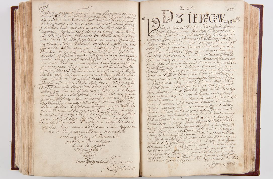 Zdjęcie nr 583 dla obiektu archiwalnego: Visitatio archidiaconatus Cracoviensis (Decanatus: Skalensis - 1727; Vitoviensis - 1727; Prossoviensis - 1728; Novi Montis - 1728; Scawinensis - 1729; Xsiążnensis - 1731; Woynicensis - 1731; Zatoriensis - 1729; Lipnicensis - 1730; Dobczycensis - 1730; Andreoviensis - 1731; Żyvecensis - 1732; Oswiemensis - 1732; Wielicensis - 1741; postea sequntur inventaria ecclesiarum decanatus Dobczycensis, Woynicensis, Andreoviensis) per R.D. Michaelem de Magna Kunice Kunicki, episcopum Arsiacensem, suffraganeum et archidiaconum Cracoviensem annis 1727 - 1741 peracta