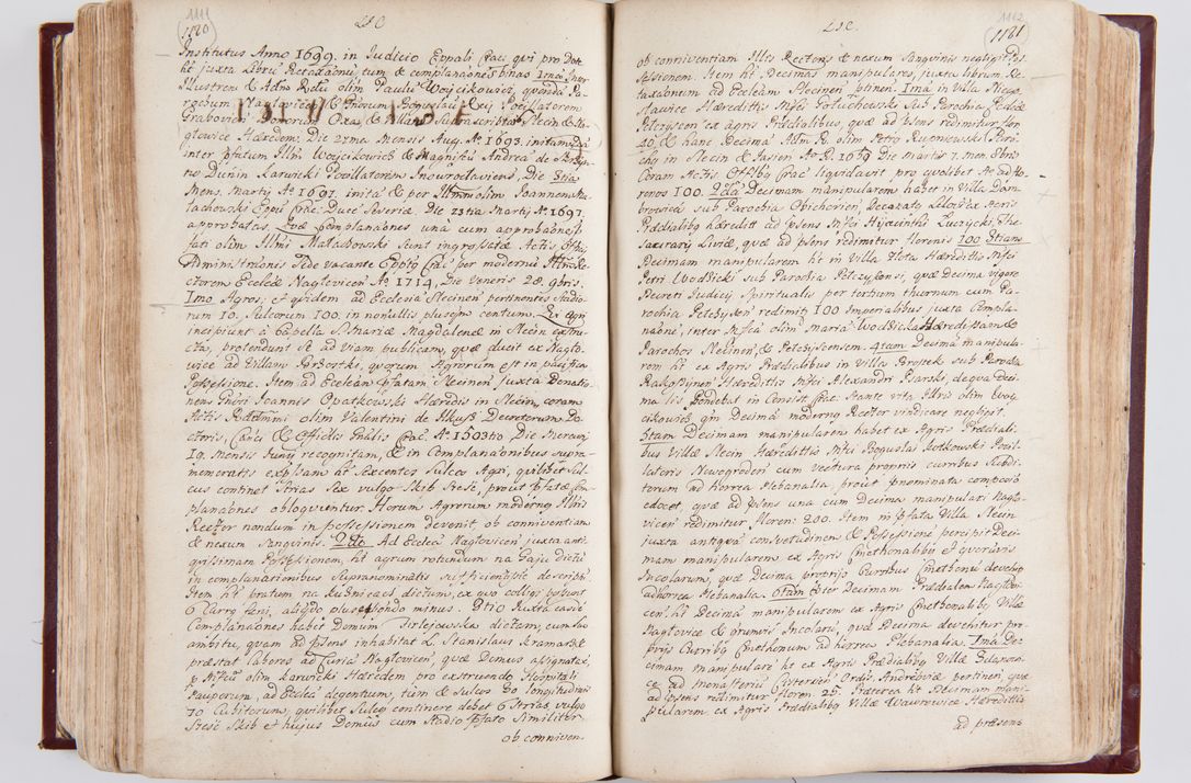 Zdjęcie nr 590 dla obiektu archiwalnego: Visitatio archidiaconatus Cracoviensis (Decanatus: Skalensis - 1727; Vitoviensis - 1727; Prossoviensis - 1728; Novi Montis - 1728; Scawinensis - 1729; Xsiążnensis - 1731; Woynicensis - 1731; Zatoriensis - 1729; Lipnicensis - 1730; Dobczycensis - 1730; Andreoviensis - 1731; Żyvecensis - 1732; Oswiemensis - 1732; Wielicensis - 1741; postea sequntur inventaria ecclesiarum decanatus Dobczycensis, Woynicensis, Andreoviensis) per R.D. Michaelem de Magna Kunice Kunicki, episcopum Arsiacensem, suffraganeum et archidiaconum Cracoviensem annis 1727 - 1741 peracta