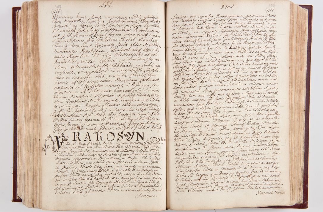 Zdjęcie nr 588 dla obiektu archiwalnego: Visitatio archidiaconatus Cracoviensis (Decanatus: Skalensis - 1727; Vitoviensis - 1727; Prossoviensis - 1728; Novi Montis - 1728; Scawinensis - 1729; Xsiążnensis - 1731; Woynicensis - 1731; Zatoriensis - 1729; Lipnicensis - 1730; Dobczycensis - 1730; Andreoviensis - 1731; Żyvecensis - 1732; Oswiemensis - 1732; Wielicensis - 1741; postea sequntur inventaria ecclesiarum decanatus Dobczycensis, Woynicensis, Andreoviensis) per R.D. Michaelem de Magna Kunice Kunicki, episcopum Arsiacensem, suffraganeum et archidiaconum Cracoviensem annis 1727 - 1741 peracta