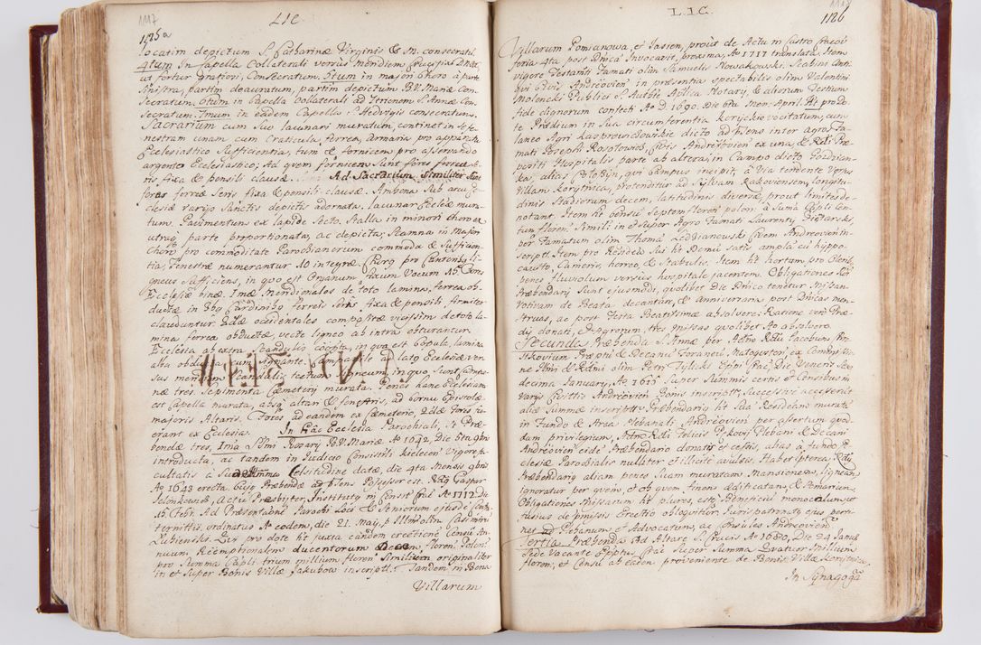 Zdjęcie nr 594 dla obiektu archiwalnego: Visitatio archidiaconatus Cracoviensis (Decanatus: Skalensis - 1727; Vitoviensis - 1727; Prossoviensis - 1728; Novi Montis - 1728; Scawinensis - 1729; Xsiążnensis - 1731; Woynicensis - 1731; Zatoriensis - 1729; Lipnicensis - 1730; Dobczycensis - 1730; Andreoviensis - 1731; Żyvecensis - 1732; Oswiemensis - 1732; Wielicensis - 1741; postea sequntur inventaria ecclesiarum decanatus Dobczycensis, Woynicensis, Andreoviensis) per R.D. Michaelem de Magna Kunice Kunicki, episcopum Arsiacensem, suffraganeum et archidiaconum Cracoviensem annis 1727 - 1741 peracta