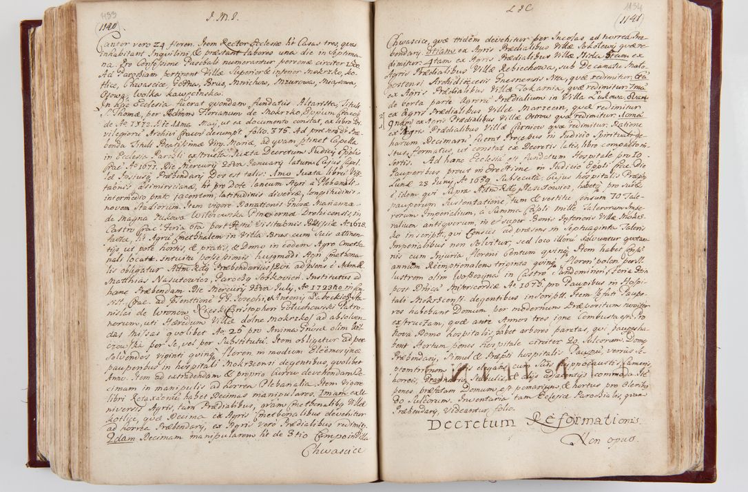 Zdjęcie nr 602 dla obiektu archiwalnego: Visitatio archidiaconatus Cracoviensis (Decanatus: Skalensis - 1727; Vitoviensis - 1727; Prossoviensis - 1728; Novi Montis - 1728; Scawinensis - 1729; Xsiążnensis - 1731; Woynicensis - 1731; Zatoriensis - 1729; Lipnicensis - 1730; Dobczycensis - 1730; Andreoviensis - 1731; Żyvecensis - 1732; Oswiemensis - 1732; Wielicensis - 1741; postea sequntur inventaria ecclesiarum decanatus Dobczycensis, Woynicensis, Andreoviensis) per R.D. Michaelem de Magna Kunice Kunicki, episcopum Arsiacensem, suffraganeum et archidiaconum Cracoviensem annis 1727 - 1741 peracta