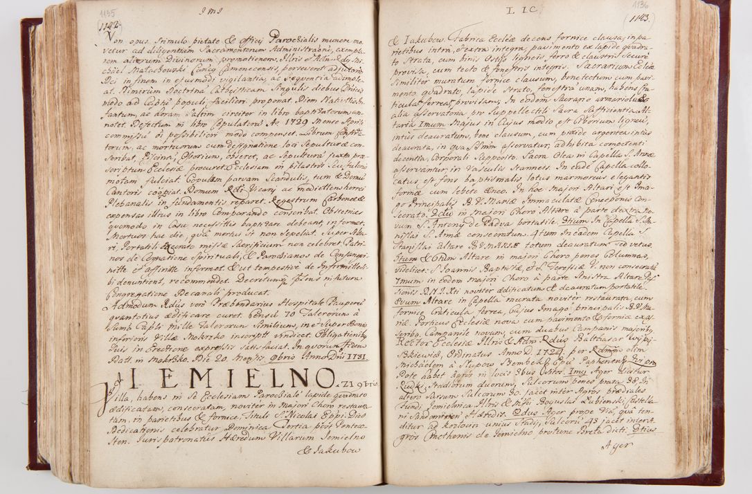 Zdjęcie nr 603 dla obiektu archiwalnego: Visitatio archidiaconatus Cracoviensis (Decanatus: Skalensis - 1727; Vitoviensis - 1727; Prossoviensis - 1728; Novi Montis - 1728; Scawinensis - 1729; Xsiążnensis - 1731; Woynicensis - 1731; Zatoriensis - 1729; Lipnicensis - 1730; Dobczycensis - 1730; Andreoviensis - 1731; Żyvecensis - 1732; Oswiemensis - 1732; Wielicensis - 1741; postea sequntur inventaria ecclesiarum decanatus Dobczycensis, Woynicensis, Andreoviensis) per R.D. Michaelem de Magna Kunice Kunicki, episcopum Arsiacensem, suffraganeum et archidiaconum Cracoviensem annis 1727 - 1741 peracta