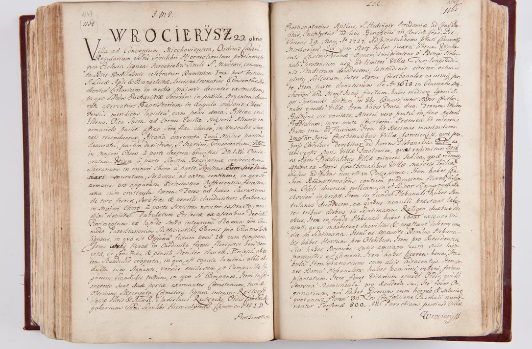 Zdjęcie nr 609 dla obiektu archiwalnego: Visitatio archidiaconatus Cracoviensis (Decanatus: Skalensis - 1727; Vitoviensis - 1727; Prossoviensis - 1728; Novi Montis - 1728; Scawinensis - 1729; Xsiążnensis - 1731; Woynicensis - 1731; Zatoriensis - 1729; Lipnicensis - 1730; Dobczycensis - 1730; Andreoviensis - 1731; Żyvecensis - 1732; Oswiemensis - 1732; Wielicensis - 1741; postea sequntur inventaria ecclesiarum decanatus Dobczycensis, Woynicensis, Andreoviensis) per R.D. Michaelem de Magna Kunice Kunicki, episcopum Arsiacensem, suffraganeum et archidiaconum Cracoviensem annis 1727 - 1741 peracta