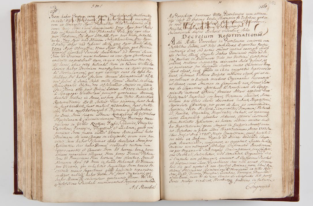 Zdjęcie nr 611 dla obiektu archiwalnego: Visitatio archidiaconatus Cracoviensis (Decanatus: Skalensis - 1727; Vitoviensis - 1727; Prossoviensis - 1728; Novi Montis - 1728; Scawinensis - 1729; Xsiążnensis - 1731; Woynicensis - 1731; Zatoriensis - 1729; Lipnicensis - 1730; Dobczycensis - 1730; Andreoviensis - 1731; Żyvecensis - 1732; Oswiemensis - 1732; Wielicensis - 1741; postea sequntur inventaria ecclesiarum decanatus Dobczycensis, Woynicensis, Andreoviensis) per R.D. Michaelem de Magna Kunice Kunicki, episcopum Arsiacensem, suffraganeum et archidiaconum Cracoviensem annis 1727 - 1741 peracta