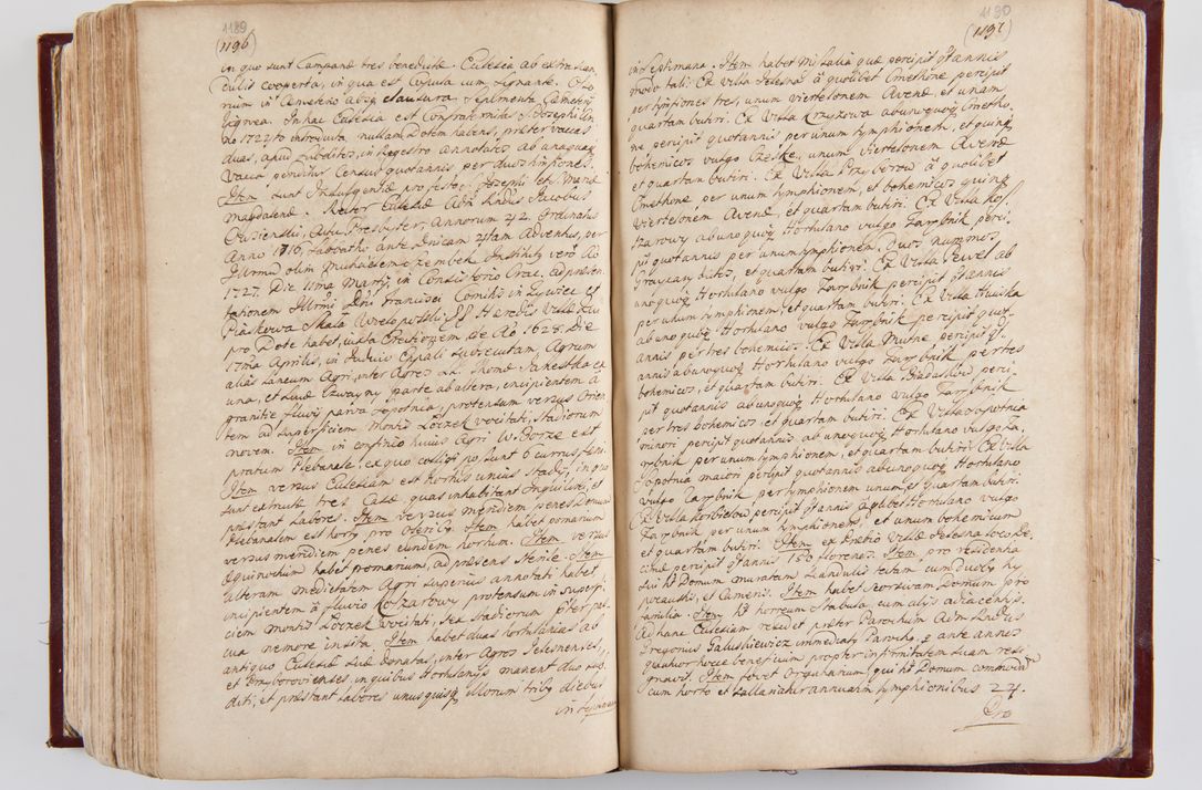 Zdjęcie nr 630 dla obiektu archiwalnego: Visitatio archidiaconatus Cracoviensis (Decanatus: Skalensis - 1727; Vitoviensis - 1727; Prossoviensis - 1728; Novi Montis - 1728; Scawinensis - 1729; Xsiążnensis - 1731; Woynicensis - 1731; Zatoriensis - 1729; Lipnicensis - 1730; Dobczycensis - 1730; Andreoviensis - 1731; Żyvecensis - 1732; Oswiemensis - 1732; Wielicensis - 1741; postea sequntur inventaria ecclesiarum decanatus Dobczycensis, Woynicensis, Andreoviensis) per R.D. Michaelem de Magna Kunice Kunicki, episcopum Arsiacensem, suffraganeum et archidiaconum Cracoviensem annis 1727 - 1741 peracta