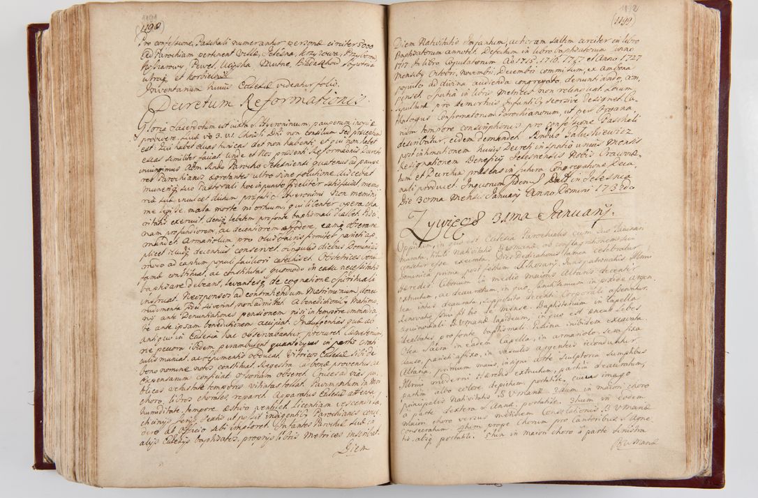 Zdjęcie nr 631 dla obiektu archiwalnego: Visitatio archidiaconatus Cracoviensis (Decanatus: Skalensis - 1727; Vitoviensis - 1727; Prossoviensis - 1728; Novi Montis - 1728; Scawinensis - 1729; Xsiążnensis - 1731; Woynicensis - 1731; Zatoriensis - 1729; Lipnicensis - 1730; Dobczycensis - 1730; Andreoviensis - 1731; Żyvecensis - 1732; Oswiemensis - 1732; Wielicensis - 1741; postea sequntur inventaria ecclesiarum decanatus Dobczycensis, Woynicensis, Andreoviensis) per R.D. Michaelem de Magna Kunice Kunicki, episcopum Arsiacensem, suffraganeum et archidiaconum Cracoviensem annis 1727 - 1741 peracta