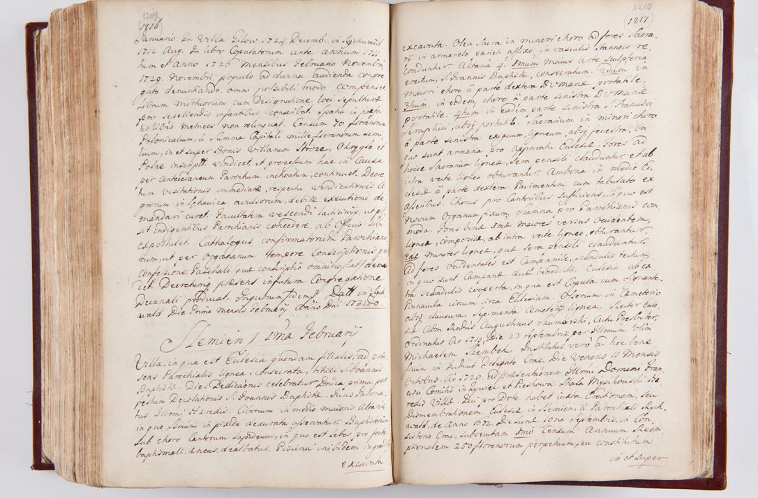 Zdjęcie nr 640 dla obiektu archiwalnego: Visitatio archidiaconatus Cracoviensis (Decanatus: Skalensis - 1727; Vitoviensis - 1727; Prossoviensis - 1728; Novi Montis - 1728; Scawinensis - 1729; Xsiążnensis - 1731; Woynicensis - 1731; Zatoriensis - 1729; Lipnicensis - 1730; Dobczycensis - 1730; Andreoviensis - 1731; Żyvecensis - 1732; Oswiemensis - 1732; Wielicensis - 1741; postea sequntur inventaria ecclesiarum decanatus Dobczycensis, Woynicensis, Andreoviensis) per R.D. Michaelem de Magna Kunice Kunicki, episcopum Arsiacensem, suffraganeum et archidiaconum Cracoviensem annis 1727 - 1741 peracta