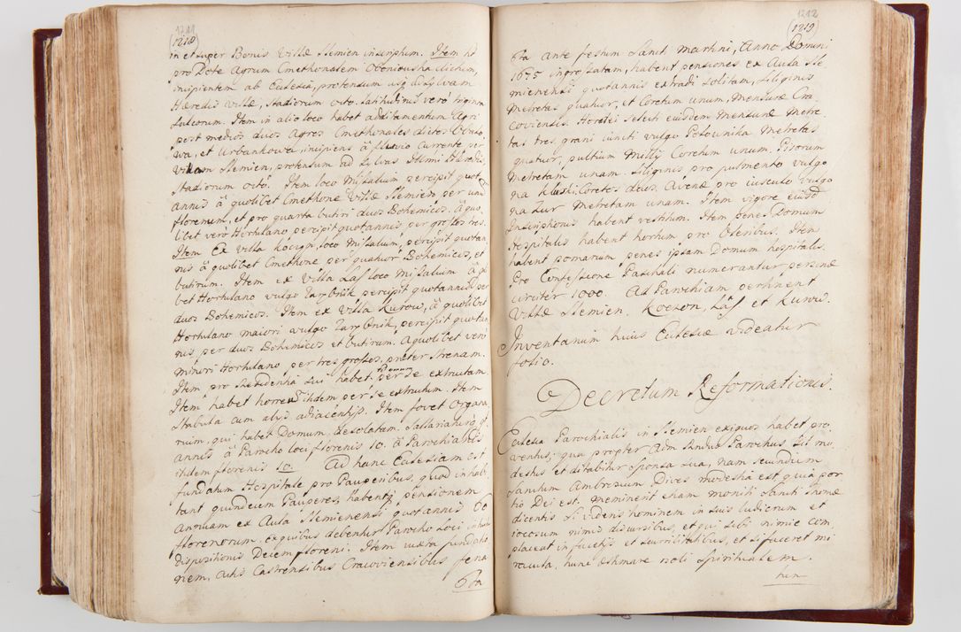 Zdjęcie nr 641 dla obiektu archiwalnego: Visitatio archidiaconatus Cracoviensis (Decanatus: Skalensis - 1727; Vitoviensis - 1727; Prossoviensis - 1728; Novi Montis - 1728; Scawinensis - 1729; Xsiążnensis - 1731; Woynicensis - 1731; Zatoriensis - 1729; Lipnicensis - 1730; Dobczycensis - 1730; Andreoviensis - 1731; Żyvecensis - 1732; Oswiemensis - 1732; Wielicensis - 1741; postea sequntur inventaria ecclesiarum decanatus Dobczycensis, Woynicensis, Andreoviensis) per R.D. Michaelem de Magna Kunice Kunicki, episcopum Arsiacensem, suffraganeum et archidiaconum Cracoviensem annis 1727 - 1741 peracta