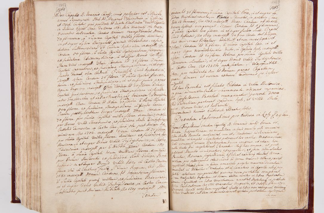 Zdjęcie nr 676 dla obiektu archiwalnego: Visitatio archidiaconatus Cracoviensis (Decanatus: Skalensis - 1727; Vitoviensis - 1727; Prossoviensis - 1728; Novi Montis - 1728; Scawinensis - 1729; Xsiążnensis - 1731; Woynicensis - 1731; Zatoriensis - 1729; Lipnicensis - 1730; Dobczycensis - 1730; Andreoviensis - 1731; Żyvecensis - 1732; Oswiemensis - 1732; Wielicensis - 1741; postea sequntur inventaria ecclesiarum decanatus Dobczycensis, Woynicensis, Andreoviensis) per R.D. Michaelem de Magna Kunice Kunicki, episcopum Arsiacensem, suffraganeum et archidiaconum Cracoviensem annis 1727 - 1741 peracta