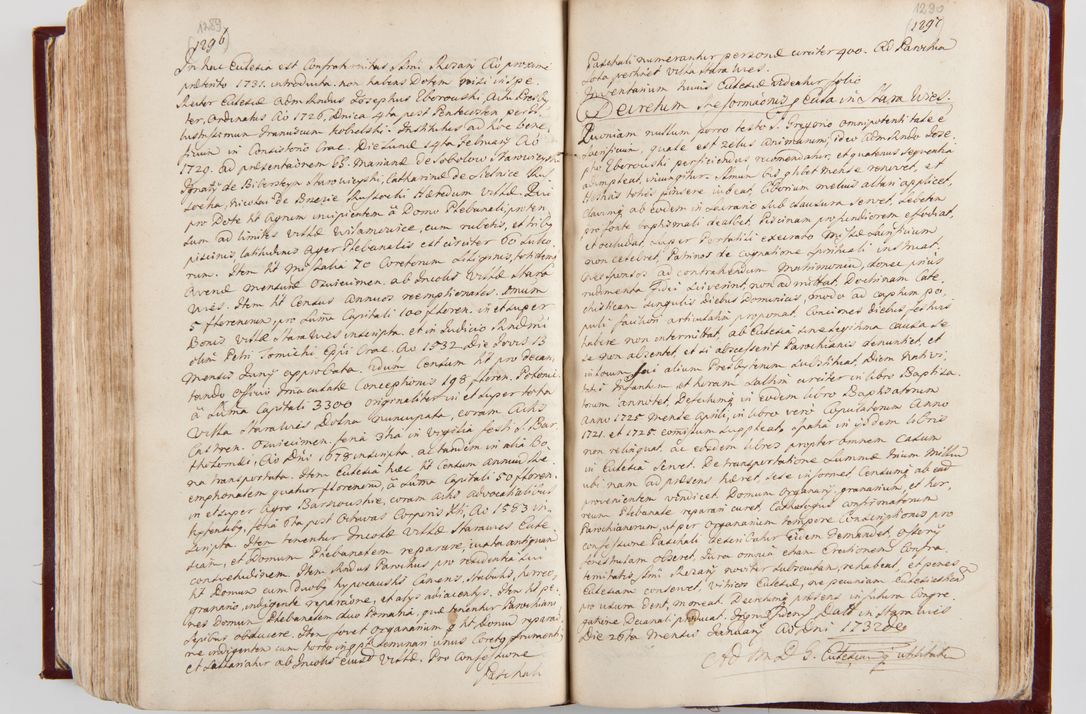 Zdjęcie nr 682 dla obiektu archiwalnego: Visitatio archidiaconatus Cracoviensis (Decanatus: Skalensis - 1727; Vitoviensis - 1727; Prossoviensis - 1728; Novi Montis - 1728; Scawinensis - 1729; Xsiążnensis - 1731; Woynicensis - 1731; Zatoriensis - 1729; Lipnicensis - 1730; Dobczycensis - 1730; Andreoviensis - 1731; Żyvecensis - 1732; Oswiemensis - 1732; Wielicensis - 1741; postea sequntur inventaria ecclesiarum decanatus Dobczycensis, Woynicensis, Andreoviensis) per R.D. Michaelem de Magna Kunice Kunicki, episcopum Arsiacensem, suffraganeum et archidiaconum Cracoviensem annis 1727 - 1741 peracta