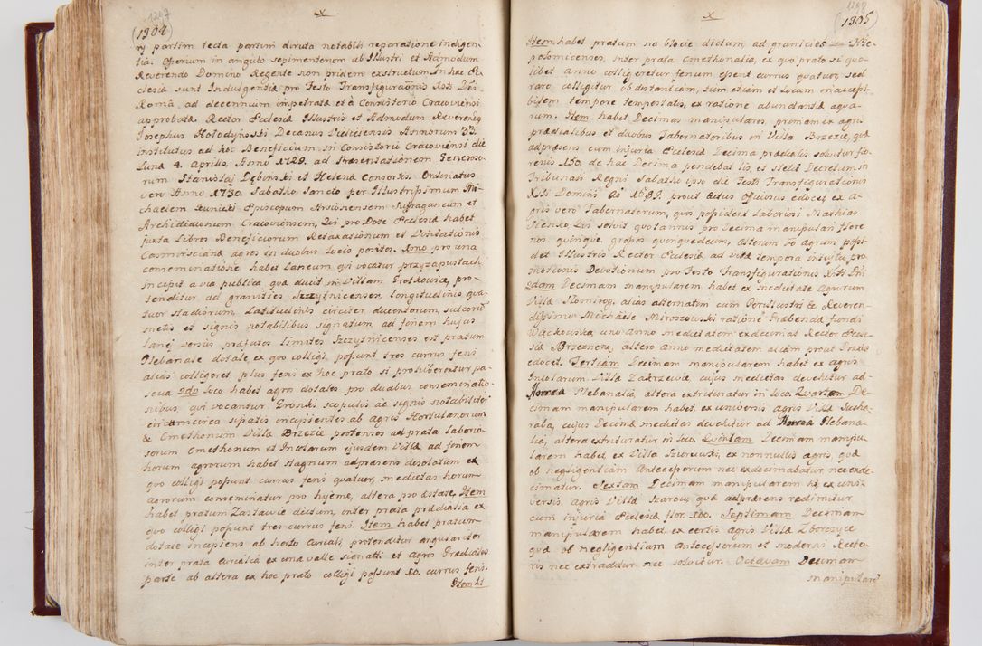 Zdjęcie nr 686 dla obiektu archiwalnego: Visitatio archidiaconatus Cracoviensis (Decanatus: Skalensis - 1727; Vitoviensis - 1727; Prossoviensis - 1728; Novi Montis - 1728; Scawinensis - 1729; Xsiążnensis - 1731; Woynicensis - 1731; Zatoriensis - 1729; Lipnicensis - 1730; Dobczycensis - 1730; Andreoviensis - 1731; Żyvecensis - 1732; Oswiemensis - 1732; Wielicensis - 1741; postea sequntur inventaria ecclesiarum decanatus Dobczycensis, Woynicensis, Andreoviensis) per R.D. Michaelem de Magna Kunice Kunicki, episcopum Arsiacensem, suffraganeum et archidiaconum Cracoviensem annis 1727 - 1741 peracta