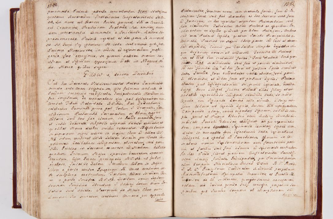 Zdjęcie nr 705 dla obiektu archiwalnego: Visitatio archidiaconatus Cracoviensis (Decanatus: Skalensis - 1727; Vitoviensis - 1727; Prossoviensis - 1728; Novi Montis - 1728; Scawinensis - 1729; Xsiążnensis - 1731; Woynicensis - 1731; Zatoriensis - 1729; Lipnicensis - 1730; Dobczycensis - 1730; Andreoviensis - 1731; Żyvecensis - 1732; Oswiemensis - 1732; Wielicensis - 1741; postea sequntur inventaria ecclesiarum decanatus Dobczycensis, Woynicensis, Andreoviensis) per R.D. Michaelem de Magna Kunice Kunicki, episcopum Arsiacensem, suffraganeum et archidiaconum Cracoviensem annis 1727 - 1741 peracta