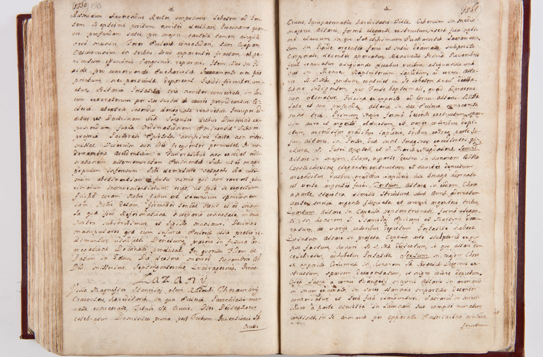 Zdjęcie nr 709 dla obiektu archiwalnego: Visitatio archidiaconatus Cracoviensis (Decanatus: Skalensis - 1727; Vitoviensis - 1727; Prossoviensis - 1728; Novi Montis - 1728; Scawinensis - 1729; Xsiążnensis - 1731; Woynicensis - 1731; Zatoriensis - 1729; Lipnicensis - 1730; Dobczycensis - 1730; Andreoviensis - 1731; Żyvecensis - 1732; Oswiemensis - 1732; Wielicensis - 1741; postea sequntur inventaria ecclesiarum decanatus Dobczycensis, Woynicensis, Andreoviensis) per R.D. Michaelem de Magna Kunice Kunicki, episcopum Arsiacensem, suffraganeum et archidiaconum Cracoviensem annis 1727 - 1741 peracta