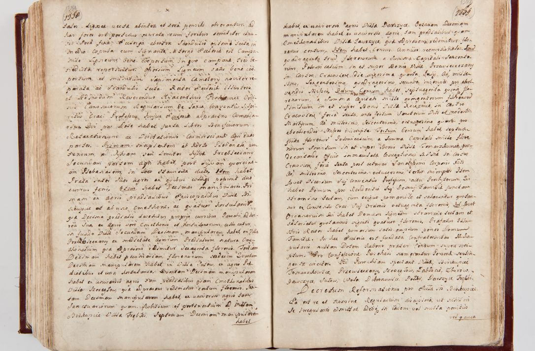 Zdjęcie nr 713 dla obiektu archiwalnego: Visitatio archidiaconatus Cracoviensis (Decanatus: Skalensis - 1727; Vitoviensis - 1727; Prossoviensis - 1728; Novi Montis - 1728; Scawinensis - 1729; Xsiążnensis - 1731; Woynicensis - 1731; Zatoriensis - 1729; Lipnicensis - 1730; Dobczycensis - 1730; Andreoviensis - 1731; Żyvecensis - 1732; Oswiemensis - 1732; Wielicensis - 1741; postea sequntur inventaria ecclesiarum decanatus Dobczycensis, Woynicensis, Andreoviensis) per R.D. Michaelem de Magna Kunice Kunicki, episcopum Arsiacensem, suffraganeum et archidiaconum Cracoviensem annis 1727 - 1741 peracta