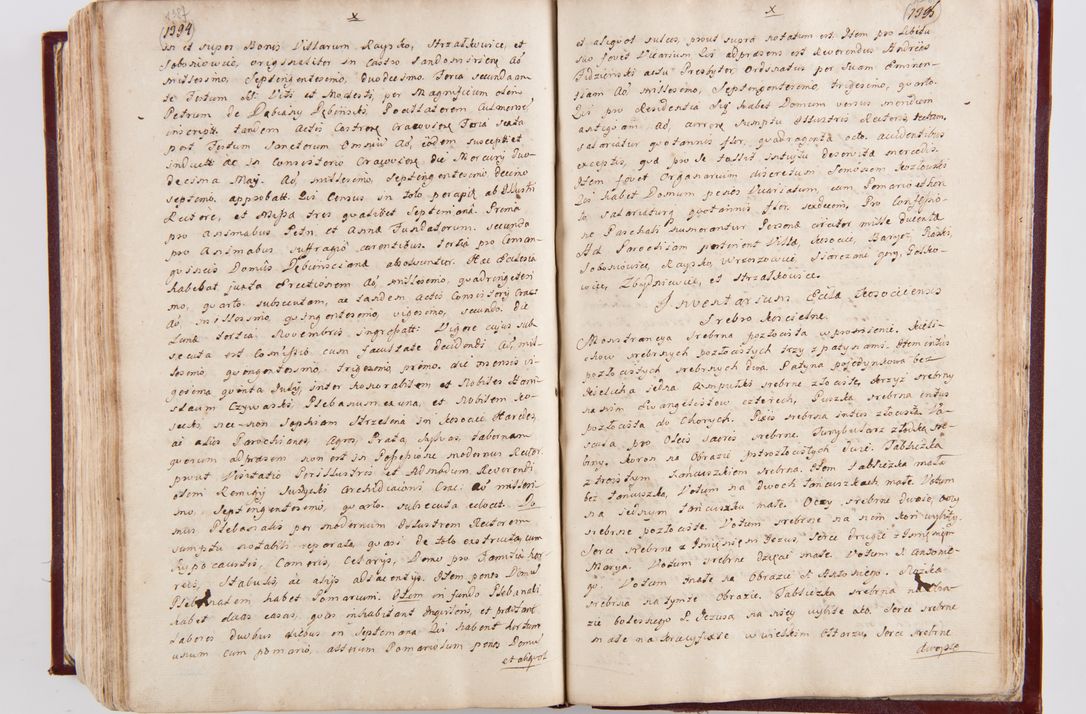 Zdjęcie nr 731 dla obiektu archiwalnego: Visitatio archidiaconatus Cracoviensis (Decanatus: Skalensis - 1727; Vitoviensis - 1727; Prossoviensis - 1728; Novi Montis - 1728; Scawinensis - 1729; Xsiążnensis - 1731; Woynicensis - 1731; Zatoriensis - 1729; Lipnicensis - 1730; Dobczycensis - 1730; Andreoviensis - 1731; Żyvecensis - 1732; Oswiemensis - 1732; Wielicensis - 1741; postea sequntur inventaria ecclesiarum decanatus Dobczycensis, Woynicensis, Andreoviensis) per R.D. Michaelem de Magna Kunice Kunicki, episcopum Arsiacensem, suffraganeum et archidiaconum Cracoviensem annis 1727 - 1741 peracta