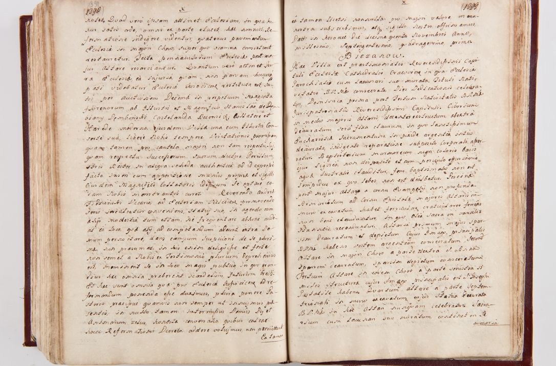 Zdjęcie nr 733 dla obiektu archiwalnego: Visitatio archidiaconatus Cracoviensis (Decanatus: Skalensis - 1727; Vitoviensis - 1727; Prossoviensis - 1728; Novi Montis - 1728; Scawinensis - 1729; Xsiążnensis - 1731; Woynicensis - 1731; Zatoriensis - 1729; Lipnicensis - 1730; Dobczycensis - 1730; Andreoviensis - 1731; Żyvecensis - 1732; Oswiemensis - 1732; Wielicensis - 1741; postea sequntur inventaria ecclesiarum decanatus Dobczycensis, Woynicensis, Andreoviensis) per R.D. Michaelem de Magna Kunice Kunicki, episcopum Arsiacensem, suffraganeum et archidiaconum Cracoviensem annis 1727 - 1741 peracta