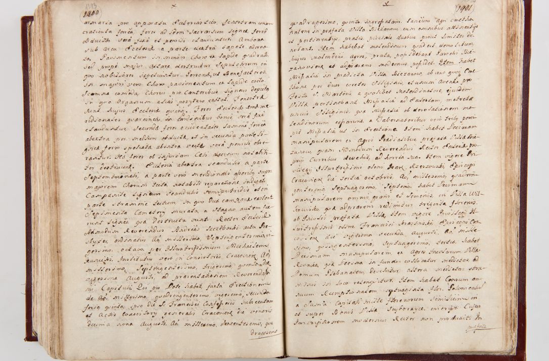 Zdjęcie nr 734 dla obiektu archiwalnego: Visitatio archidiaconatus Cracoviensis (Decanatus: Skalensis - 1727; Vitoviensis - 1727; Prossoviensis - 1728; Novi Montis - 1728; Scawinensis - 1729; Xsiążnensis - 1731; Woynicensis - 1731; Zatoriensis - 1729; Lipnicensis - 1730; Dobczycensis - 1730; Andreoviensis - 1731; Żyvecensis - 1732; Oswiemensis - 1732; Wielicensis - 1741; postea sequntur inventaria ecclesiarum decanatus Dobczycensis, Woynicensis, Andreoviensis) per R.D. Michaelem de Magna Kunice Kunicki, episcopum Arsiacensem, suffraganeum et archidiaconum Cracoviensem annis 1727 - 1741 peracta