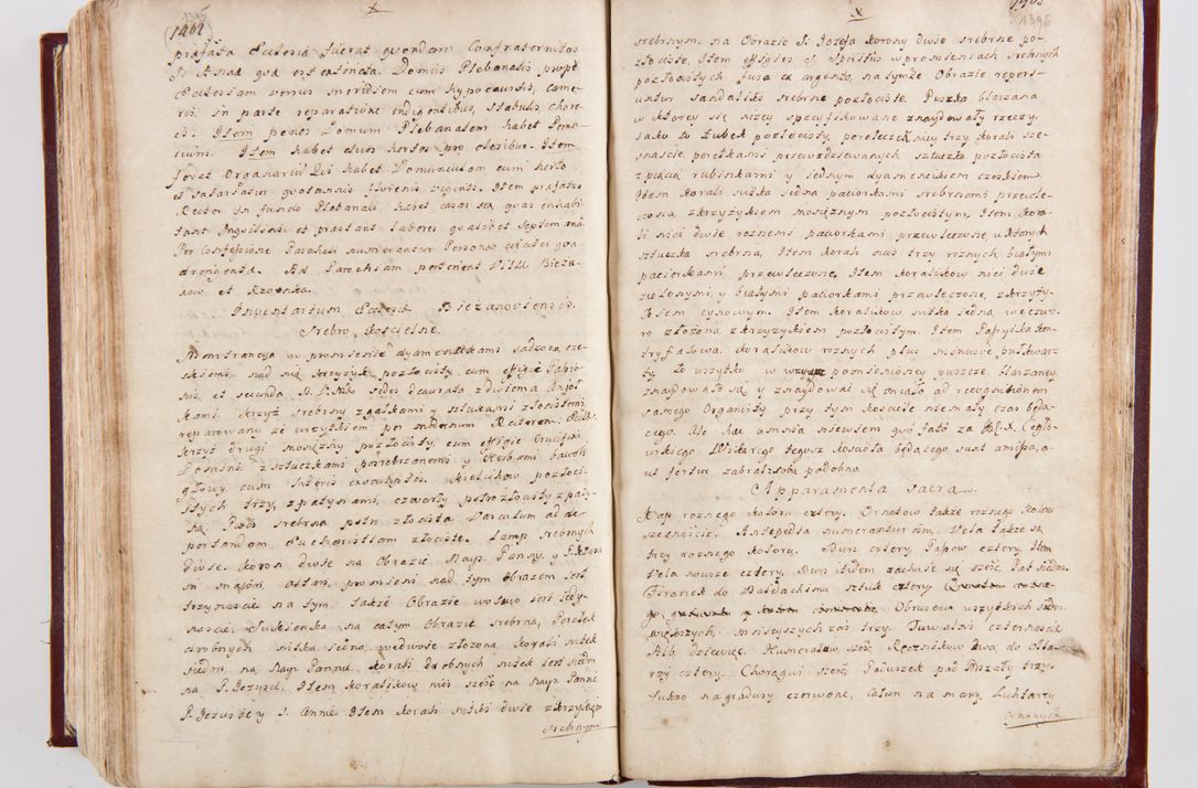 Zdjęcie nr 735 dla obiektu archiwalnego: Visitatio archidiaconatus Cracoviensis (Decanatus: Skalensis - 1727; Vitoviensis - 1727; Prossoviensis - 1728; Novi Montis - 1728; Scawinensis - 1729; Xsiążnensis - 1731; Woynicensis - 1731; Zatoriensis - 1729; Lipnicensis - 1730; Dobczycensis - 1730; Andreoviensis - 1731; Żyvecensis - 1732; Oswiemensis - 1732; Wielicensis - 1741; postea sequntur inventaria ecclesiarum decanatus Dobczycensis, Woynicensis, Andreoviensis) per R.D. Michaelem de Magna Kunice Kunicki, episcopum Arsiacensem, suffraganeum et archidiaconum Cracoviensem annis 1727 - 1741 peracta