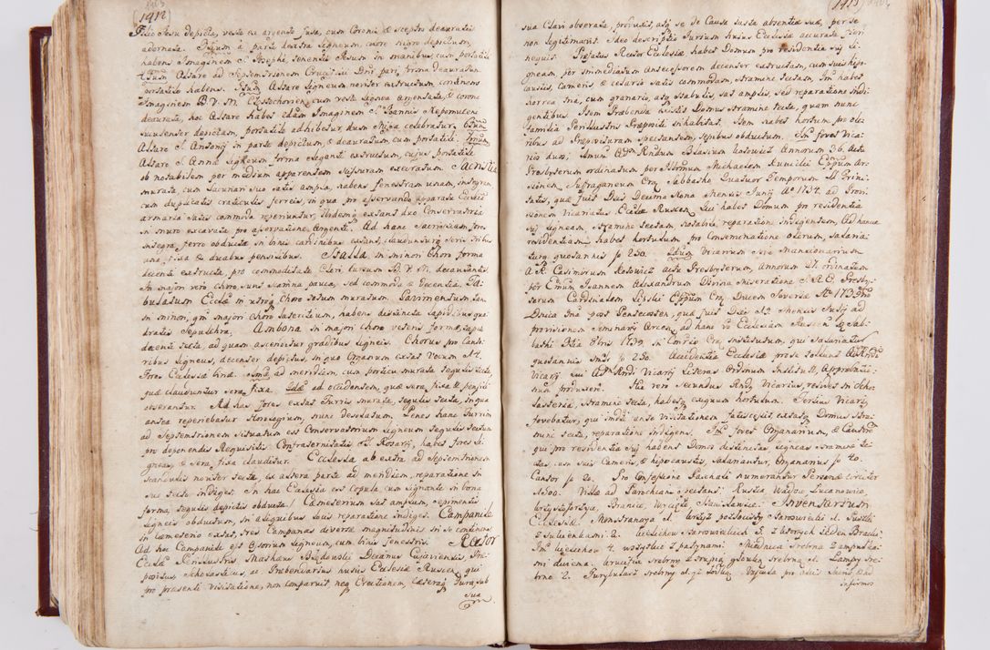 Zdjęcie nr 740 dla obiektu archiwalnego: Visitatio archidiaconatus Cracoviensis (Decanatus: Skalensis - 1727; Vitoviensis - 1727; Prossoviensis - 1728; Novi Montis - 1728; Scawinensis - 1729; Xsiążnensis - 1731; Woynicensis - 1731; Zatoriensis - 1729; Lipnicensis - 1730; Dobczycensis - 1730; Andreoviensis - 1731; Żyvecensis - 1732; Oswiemensis - 1732; Wielicensis - 1741; postea sequntur inventaria ecclesiarum decanatus Dobczycensis, Woynicensis, Andreoviensis) per R.D. Michaelem de Magna Kunice Kunicki, episcopum Arsiacensem, suffraganeum et archidiaconum Cracoviensem annis 1727 - 1741 peracta