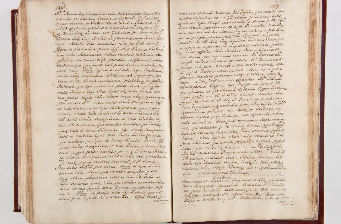 Zdjęcie nr 743 dla obiektu archiwalnego: Visitatio archidiaconatus Cracoviensis (Decanatus: Skalensis - 1727; Vitoviensis - 1727; Prossoviensis - 1728; Novi Montis - 1728; Scawinensis - 1729; Xsiążnensis - 1731; Woynicensis - 1731; Zatoriensis - 1729; Lipnicensis - 1730; Dobczycensis - 1730; Andreoviensis - 1731; Żyvecensis - 1732; Oswiemensis - 1732; Wielicensis - 1741; postea sequntur inventaria ecclesiarum decanatus Dobczycensis, Woynicensis, Andreoviensis) per R.D. Michaelem de Magna Kunice Kunicki, episcopum Arsiacensem, suffraganeum et archidiaconum Cracoviensem annis 1727 - 1741 peracta